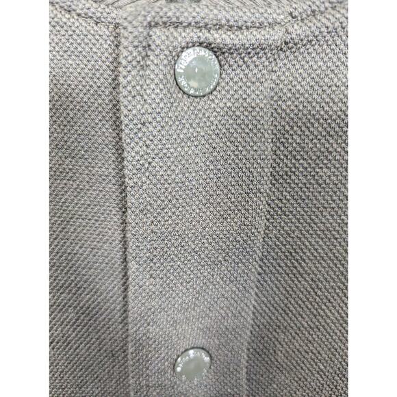 Frank and Oak Men's Varsity Bomber Jacket Dark Green Pique Cotton Blend Large - Picture 7 of 10